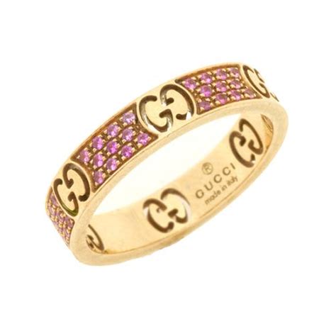 gucci 18k pink gold ring|gold Gucci ring sale.